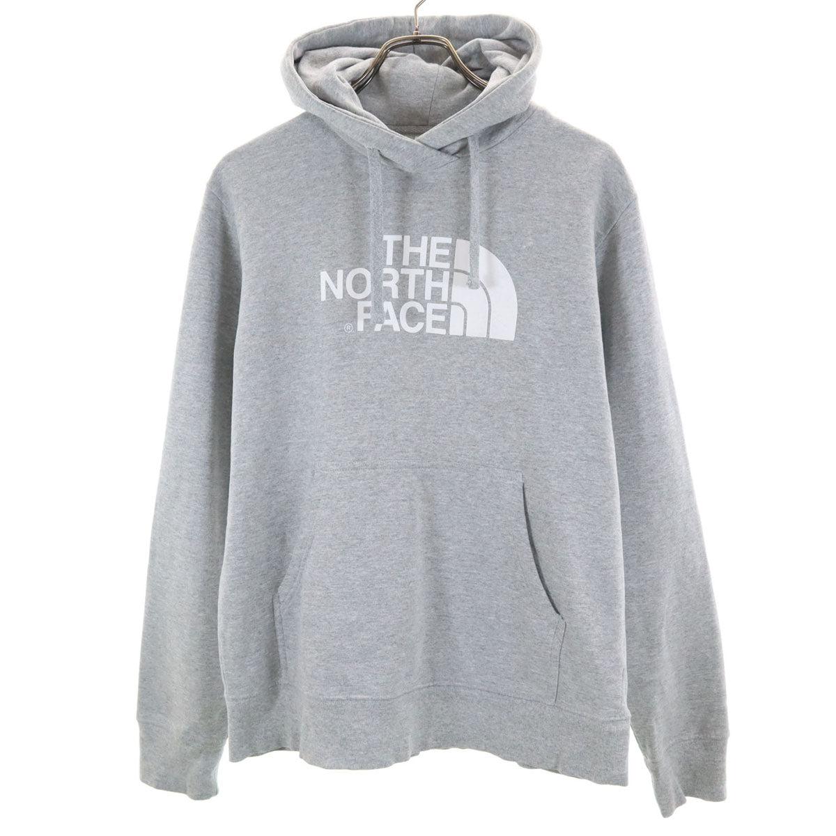 THE NORTH FACE ザノースフェイス 長袖 スウェットパーカー S グレー アウトドア メンズ