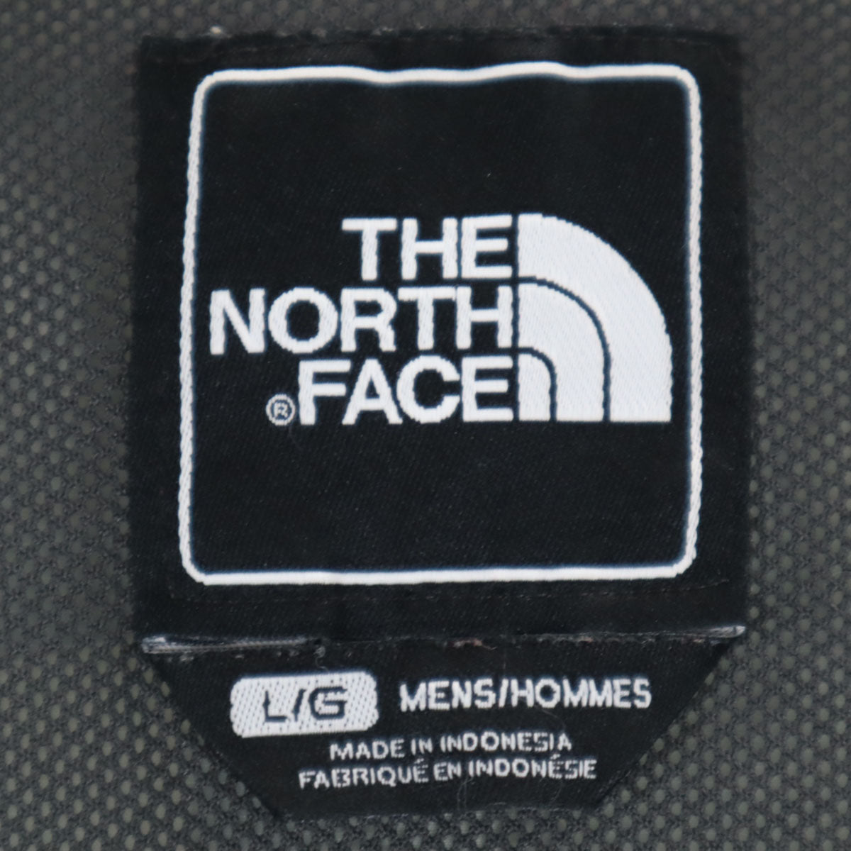 THE NORTH FACE ザノースフェイス 総柄 ウインドブレーカー L ライトグレー アウトドア A5K0 裏メッシュ メンズ