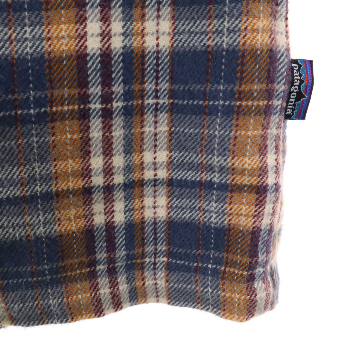 patagonia パタゴニア チェック柄 長袖 フランネル シャツ M ネイビー 53947 アウトドア メンズ