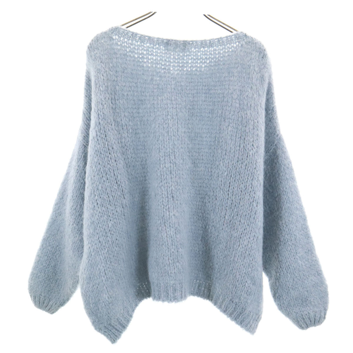 TRICOTS JEAN MARC トリコットジーンマルク フランス製 モヘアブレンド 長袖 セーター ブルー系 ニット レディース