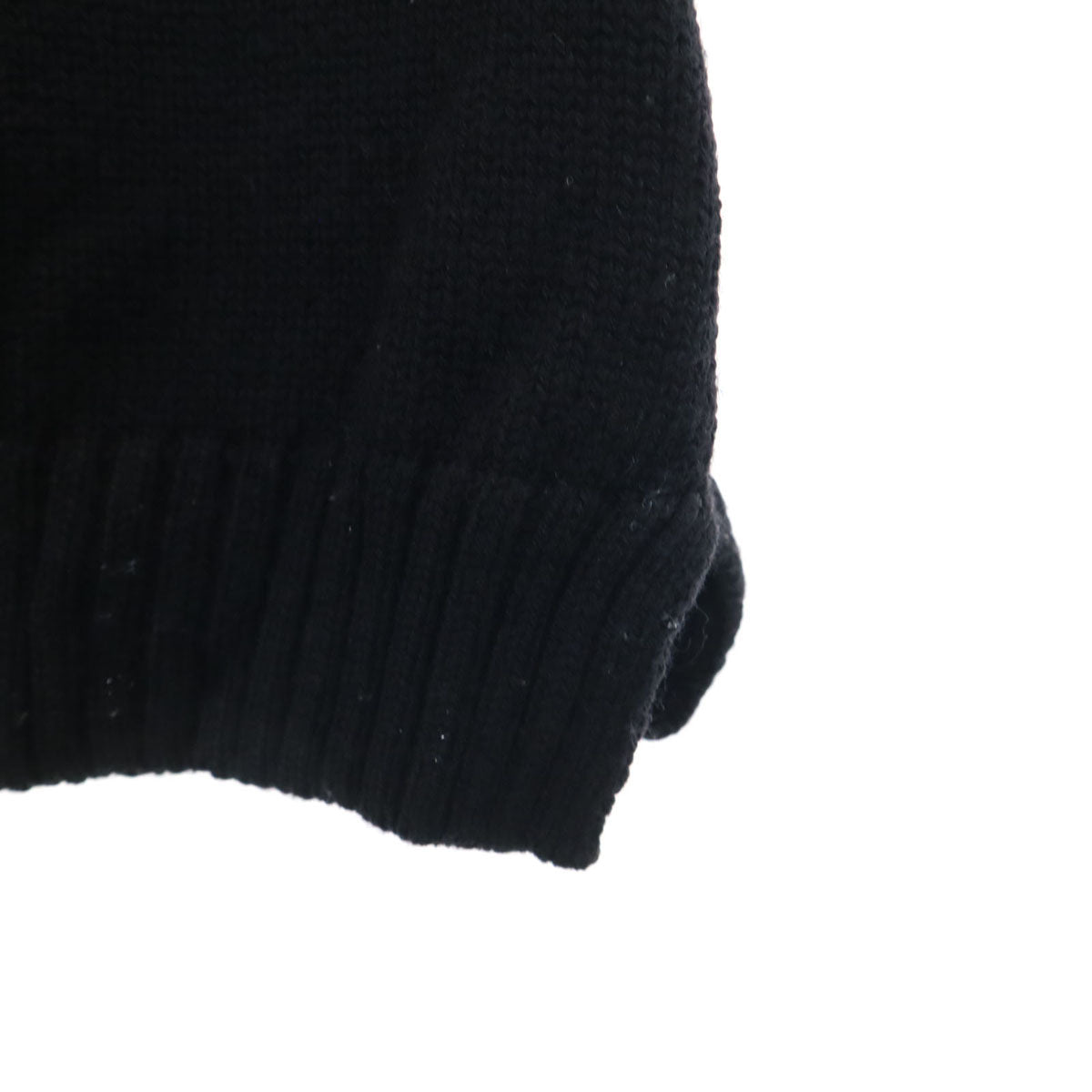 BLUE LABEL CRESTBRIDGE ブルーレーベルクレストブリッジ ウール 長袖 タートルネック セーター 38 ブラック ニット 三陽商会 レディース