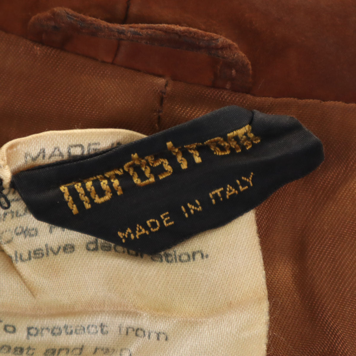 Nordstrom ノードストローム 70s イタリア製 ヴィンテージ スエード ジャケット ブラウン系 メンズ