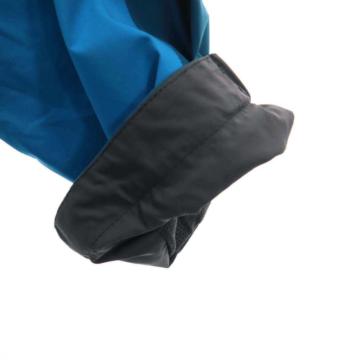 mont-bell モンベル ドロワット マウンテンジャケット L ブルー系 裏メッシュ アウトドア 収納袋付き メンズ