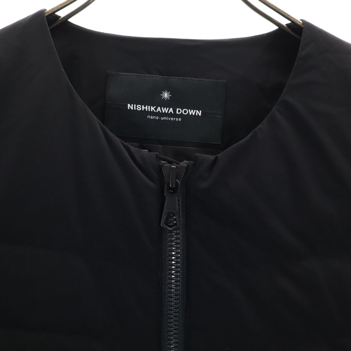 nano universe ナノユニバース 西川ダウンシリーズ SHIELD ダウンジャケット M ブラック メンズ