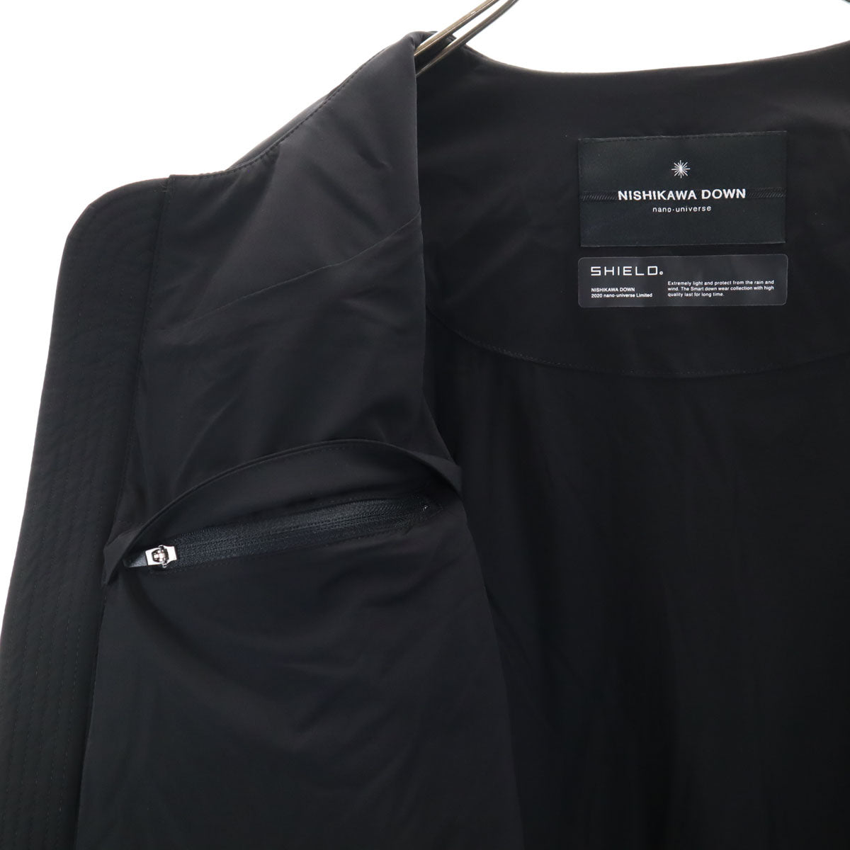 nano universe ナノユニバース 西川ダウンシリーズ SHIELD ダウンジャケット M ブラック メンズ