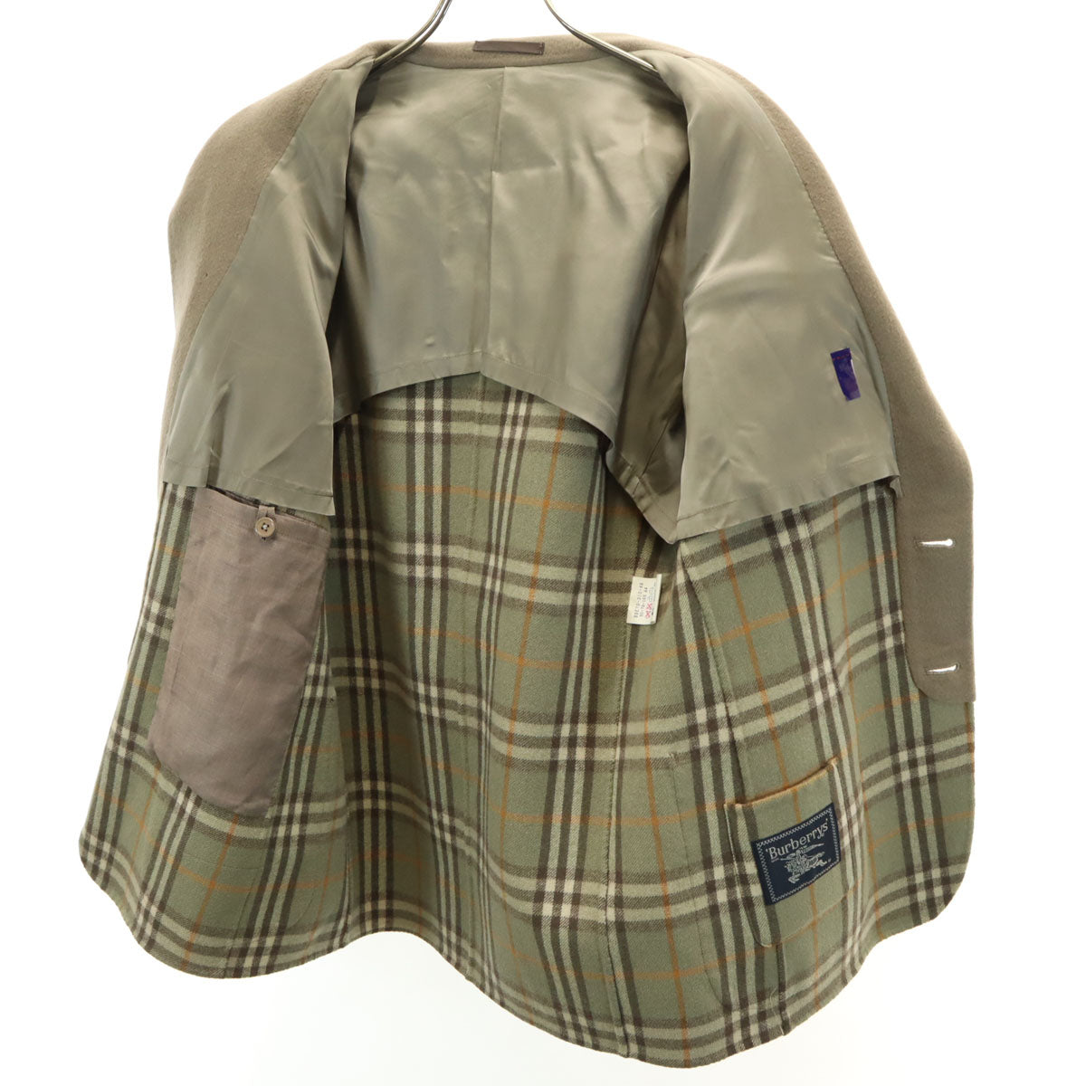 Burberrys バーバリーズ 90s ウール オールド テーラードジャケット 165-A4 ベージュ メンズ