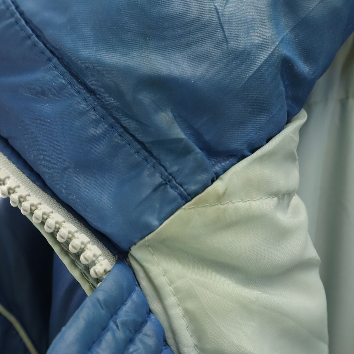 MIGHTY MAC マイティーマック 80s ヴィンテージ T字タロン ジップジャケット 36 ブルー系 メンズ