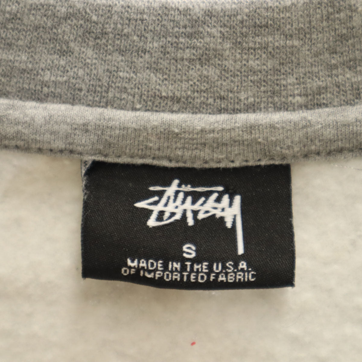 STUSSY ステューシー 長袖 スウェット S グレー トレーナー メンズ