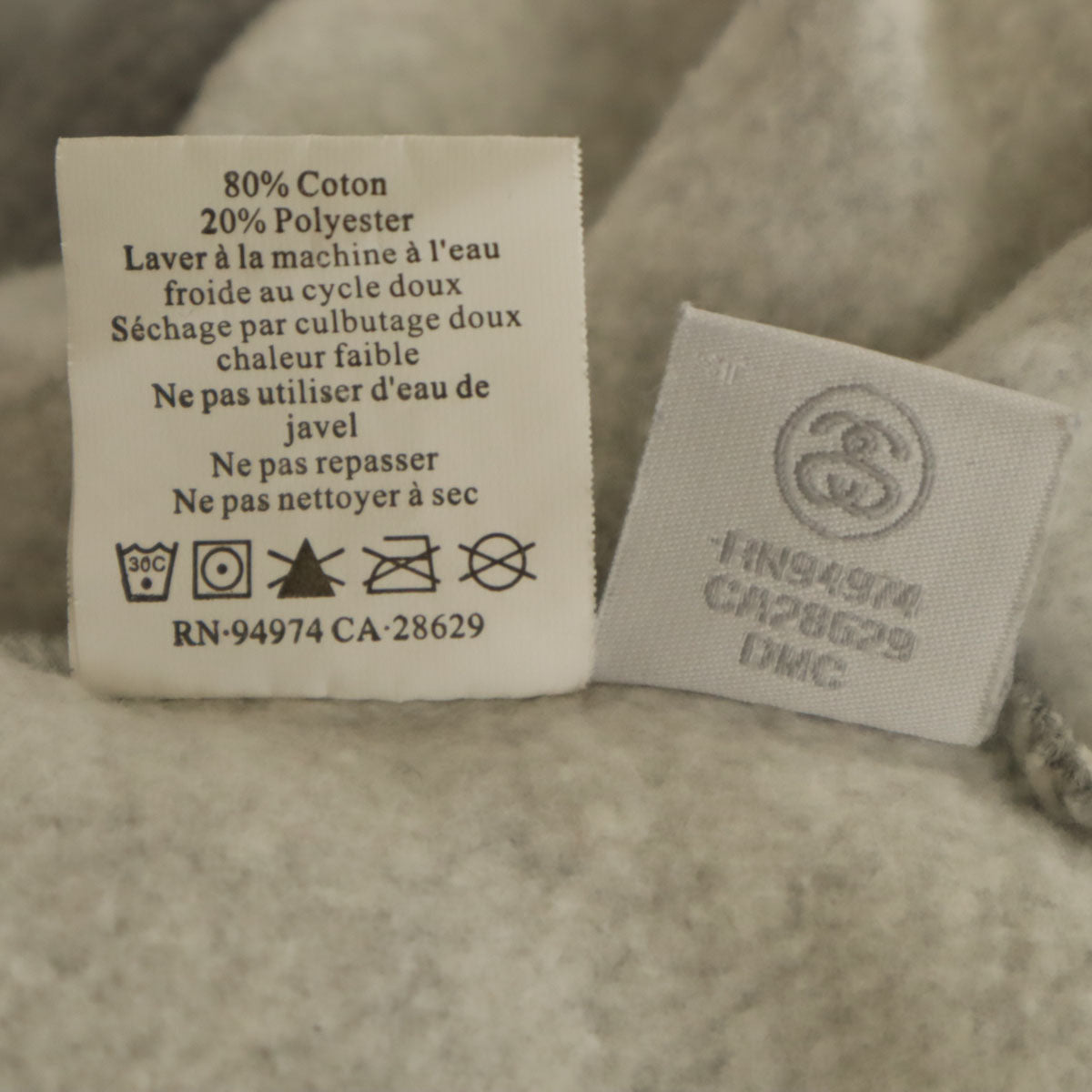 STUSSY ステューシー 長袖 スウェット S グレー トレーナー メンズ