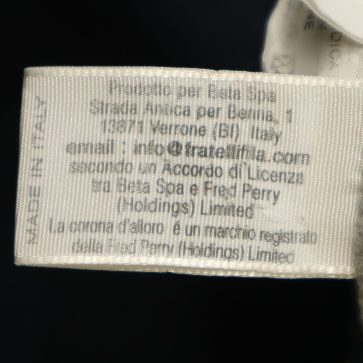 FRED PERRY フレッドペリー イタリア製 ブルゾン L ネイビー系 メンズ