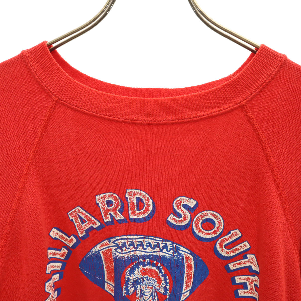 80s 90s オールド 長袖 スウェット レッド トレーナー 裏起毛 メンズ