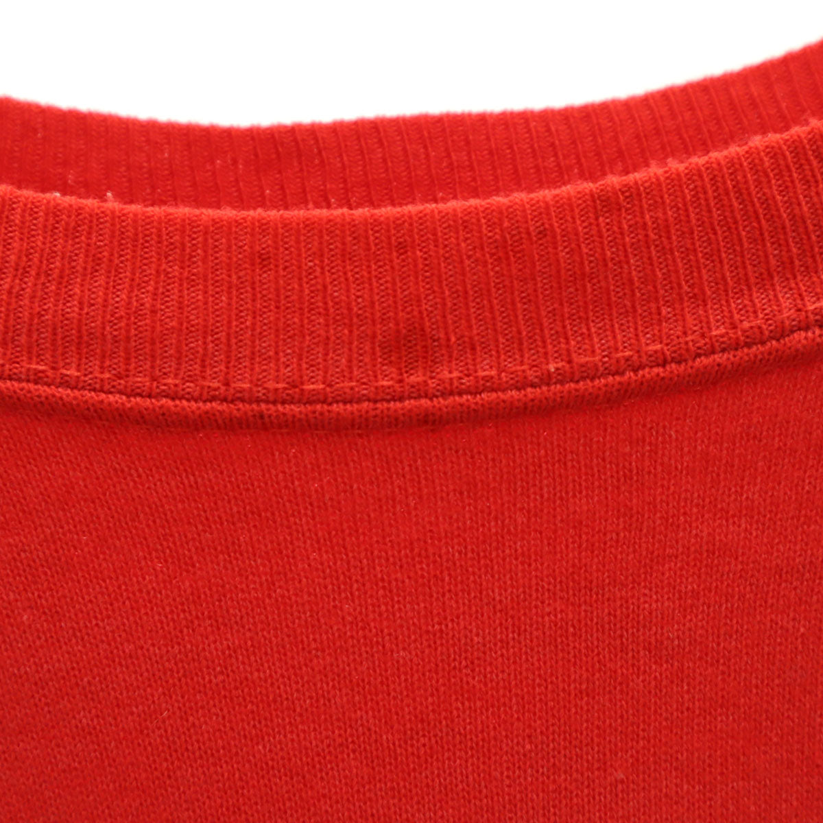 80s 90s オールド 長袖 スウェット レッド トレーナー 裏起毛 メンズ