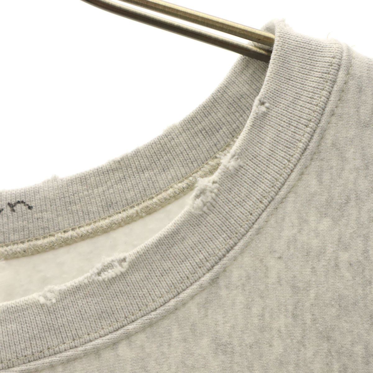 長袖 スウェット M グレー トレーナー 裏起毛 メンズ