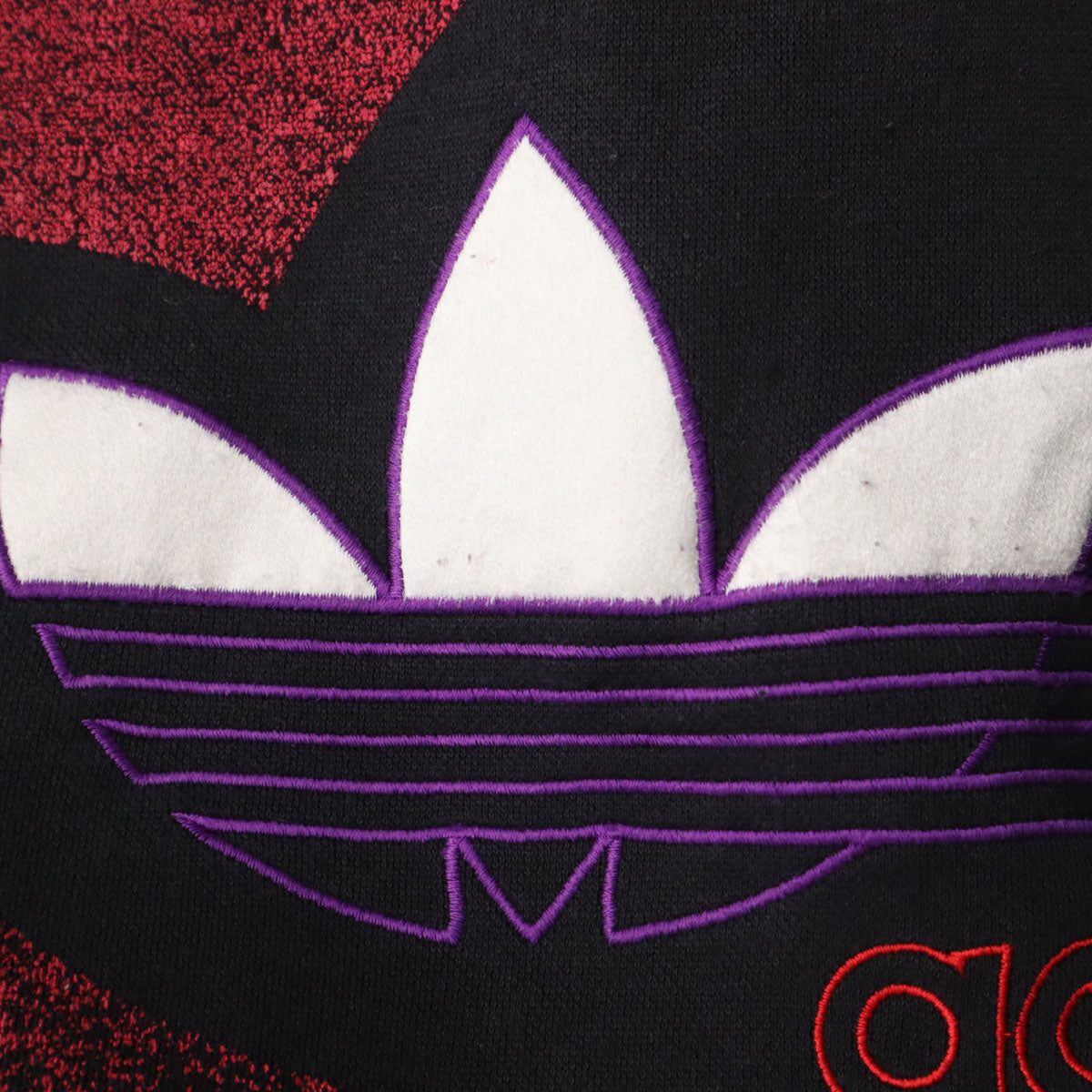 adidas アディダス 80s デサント製 トレフォイルロゴ ヴィンテージ 長袖 トレーナー M スウェット メンズ