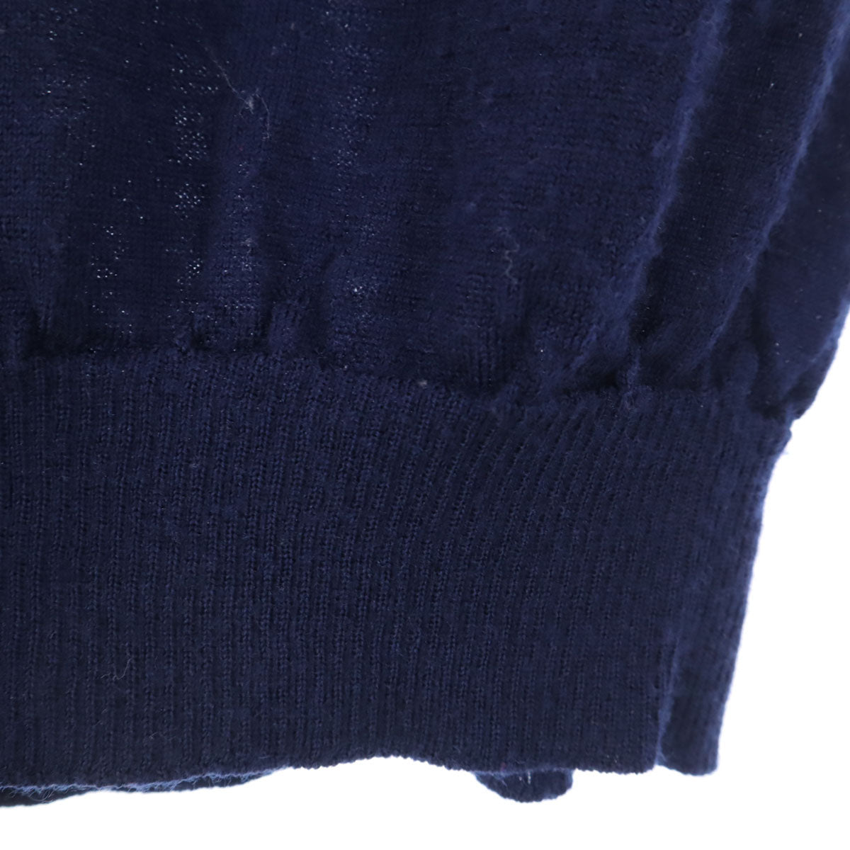 tricot COMME des GARCONS トリコットコムデギャルソン 2015年 日本製 長袖 カーディガン ネイビー系 ニット メンズ