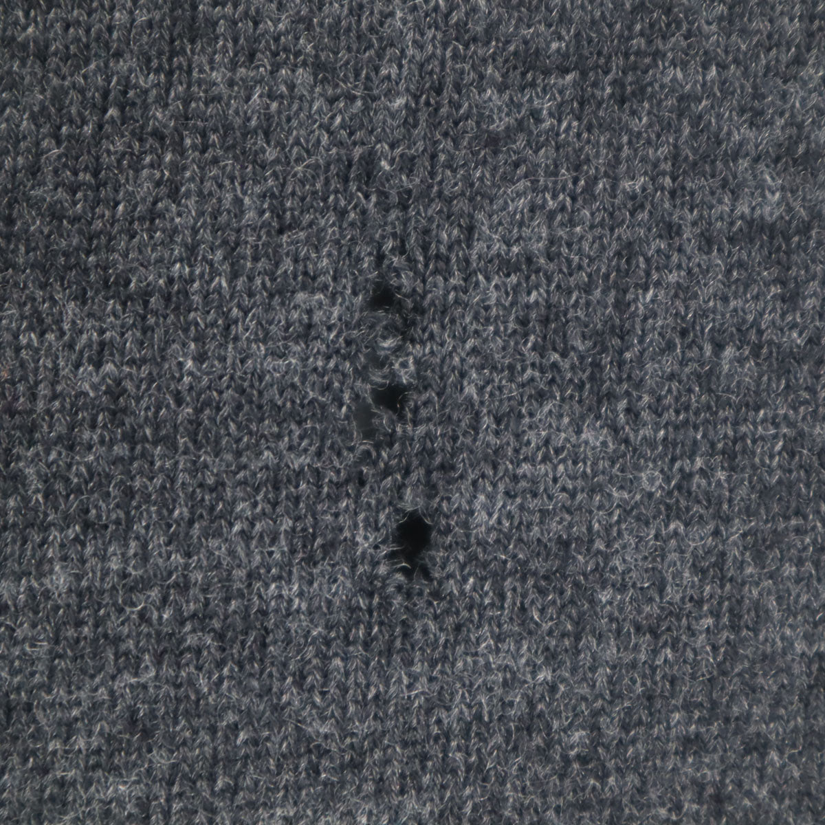 BLACKBARRETT ブラックバレット by NEIL BARRETT Vネック ウール ボーダー 長袖 セーター 2 グレー系 ニット 三陽商会 メンズ