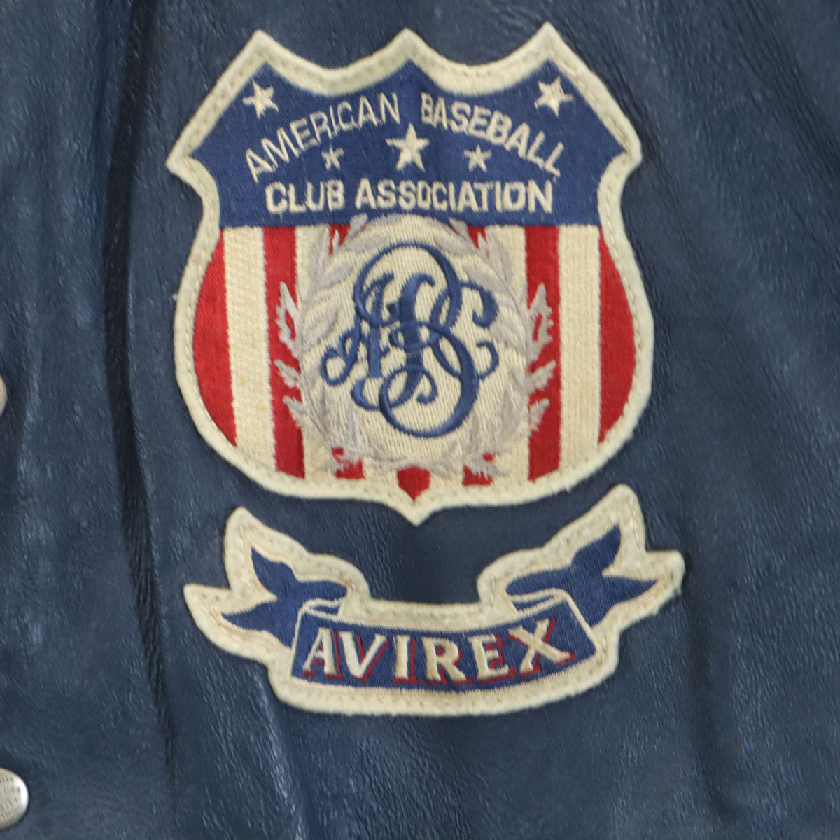 AVIREX アヴィレックス 70s バーシティ ジャケット L ブルー系 メンズ