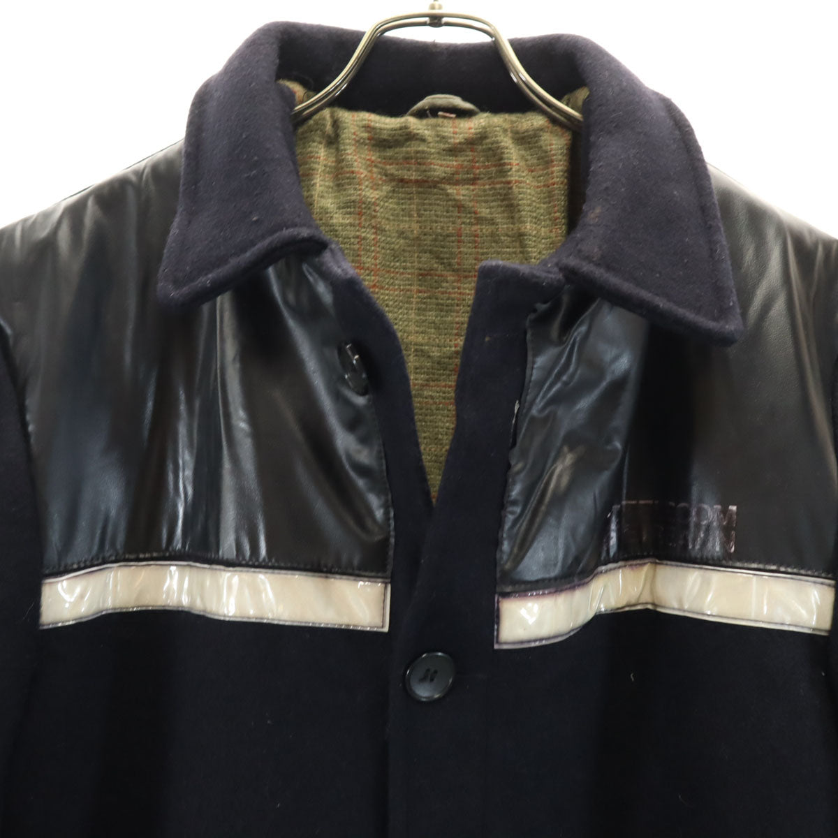 J.W.Balfour 70s イギリス ヴィンテージ ドンキージャケット 40 ネイビー 企業モノ メンズ