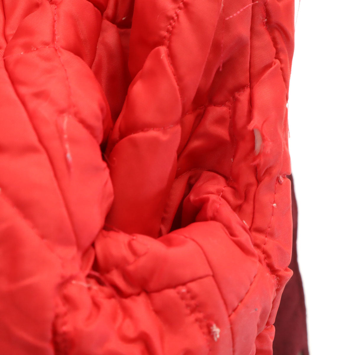 Avon 70s ヴィンテージ バーシティ ジャケット レッド系 レディース