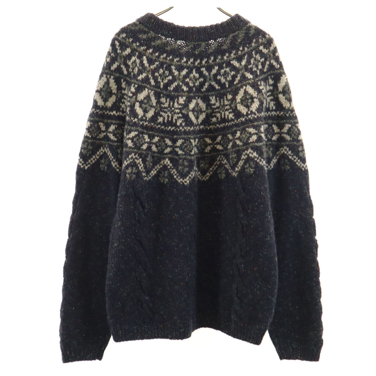 L.L.Bean エルエルビーン 90s オールド 長袖 セーター M ネイビー アウトドア メンズ