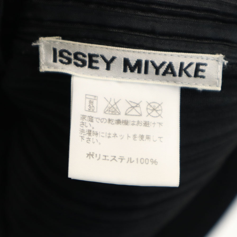 ISSEY MIYAKE イッセイミヤケ 日本製 長袖 カーディガン 3 ブラック レディース