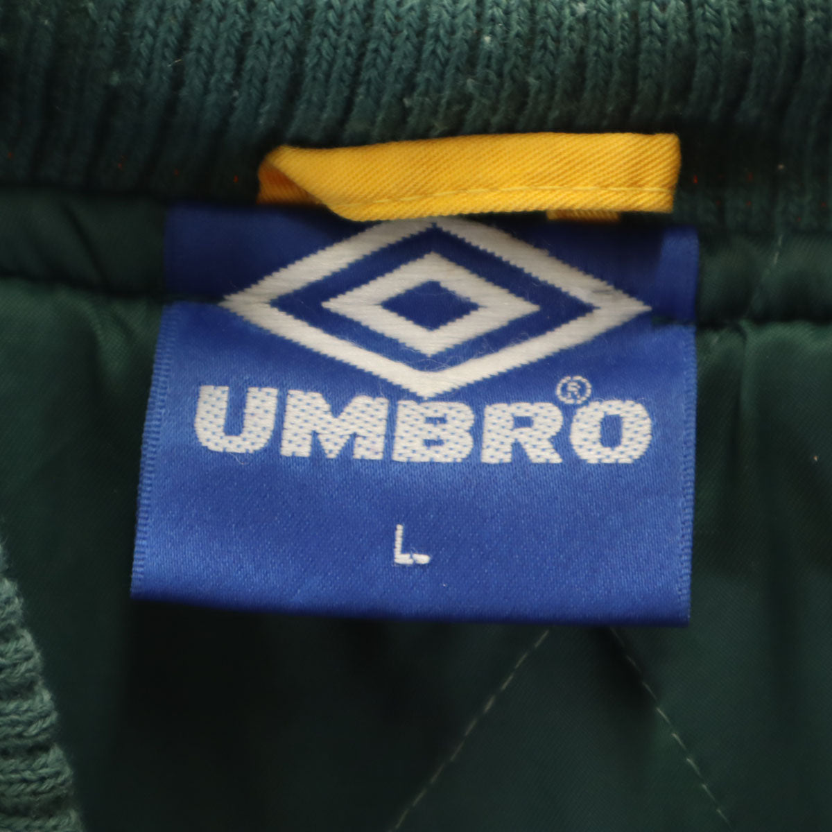 umbro アンブロ 90s オールド 中綿ジャケット L グリーン メンズ