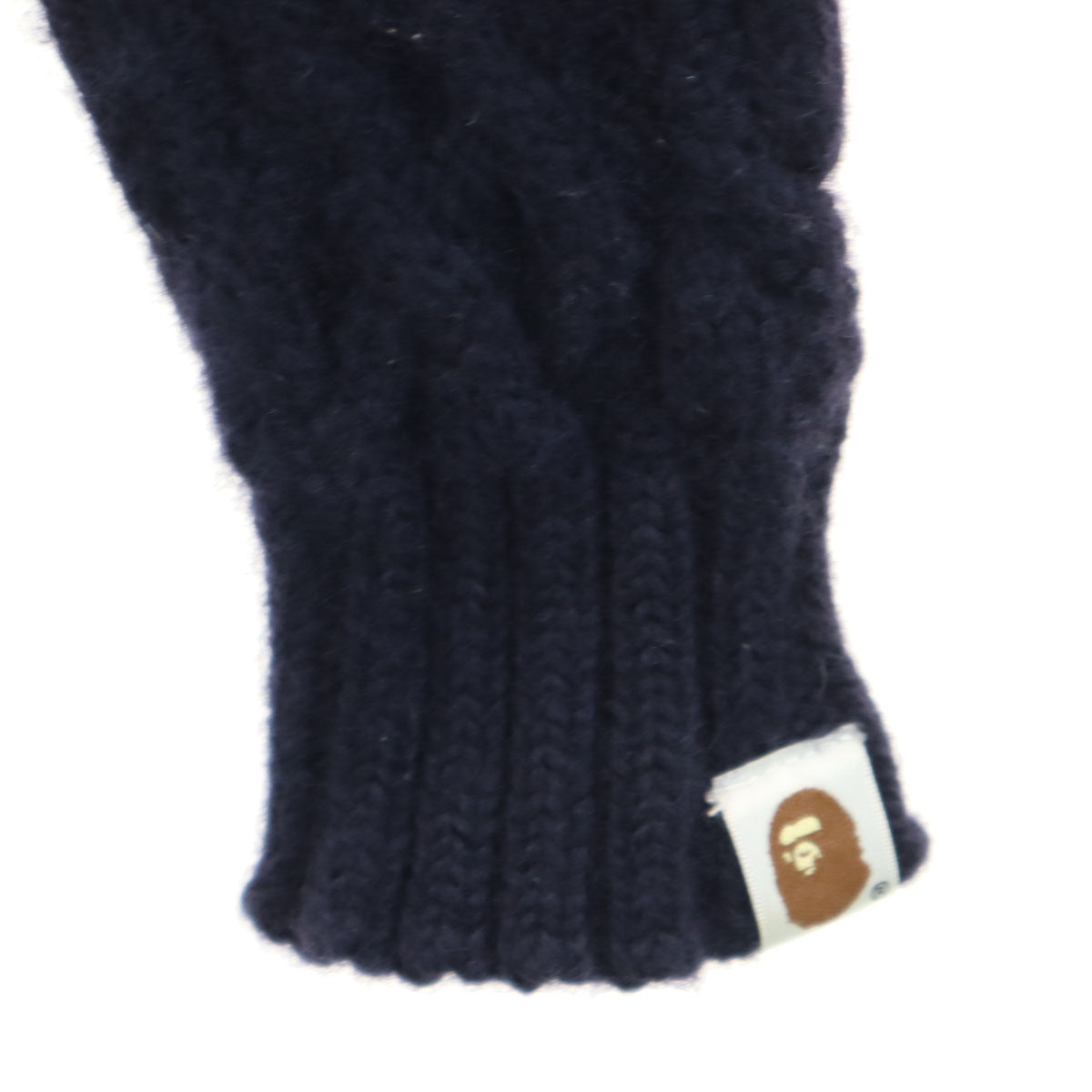 A BATHING APE アベイシングエイプ 長袖 ニットカーディガン S ネイビー メンズ