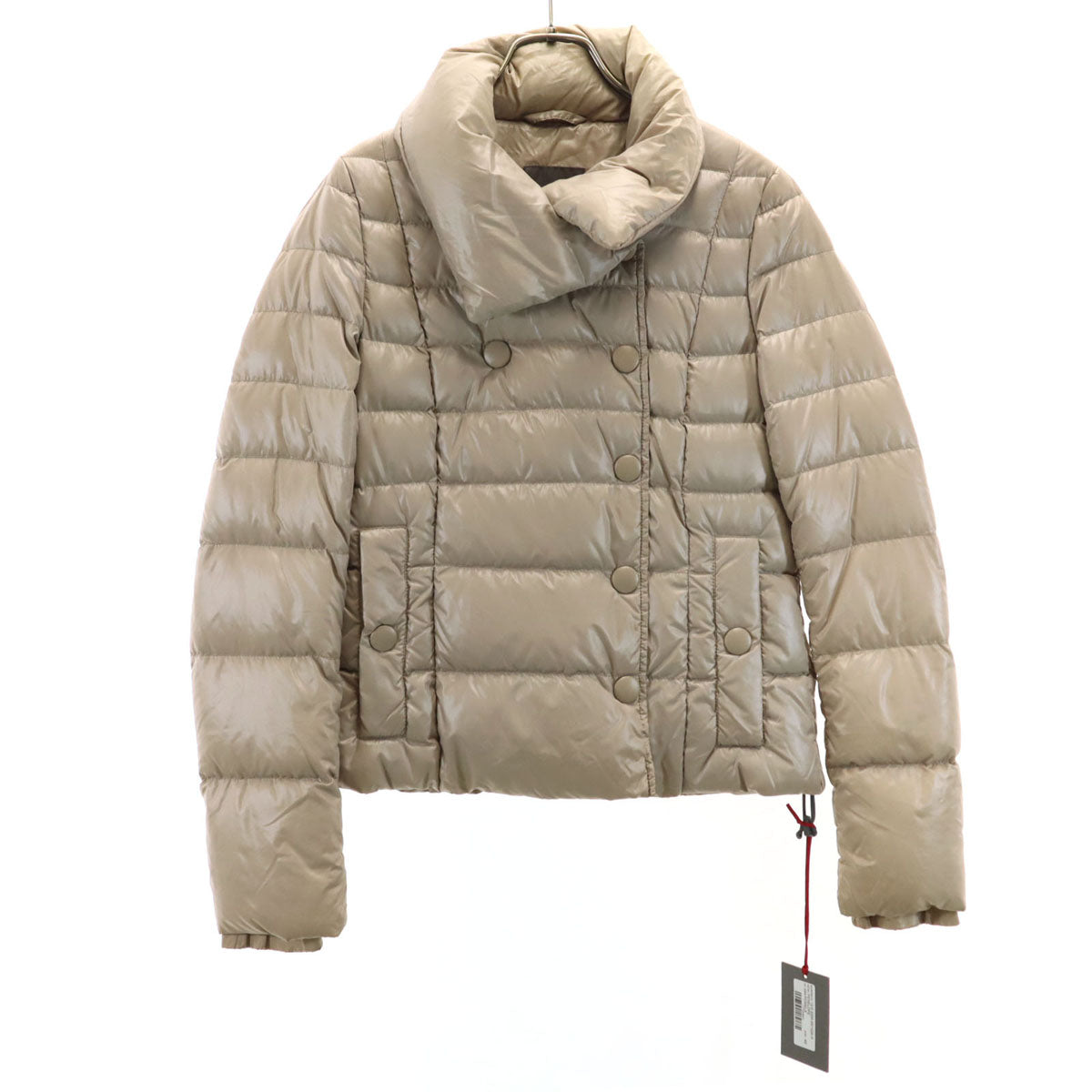 DUVETICA デュベティカ ブルガリア製 ダウンジャケット 40 グレージュ レディース