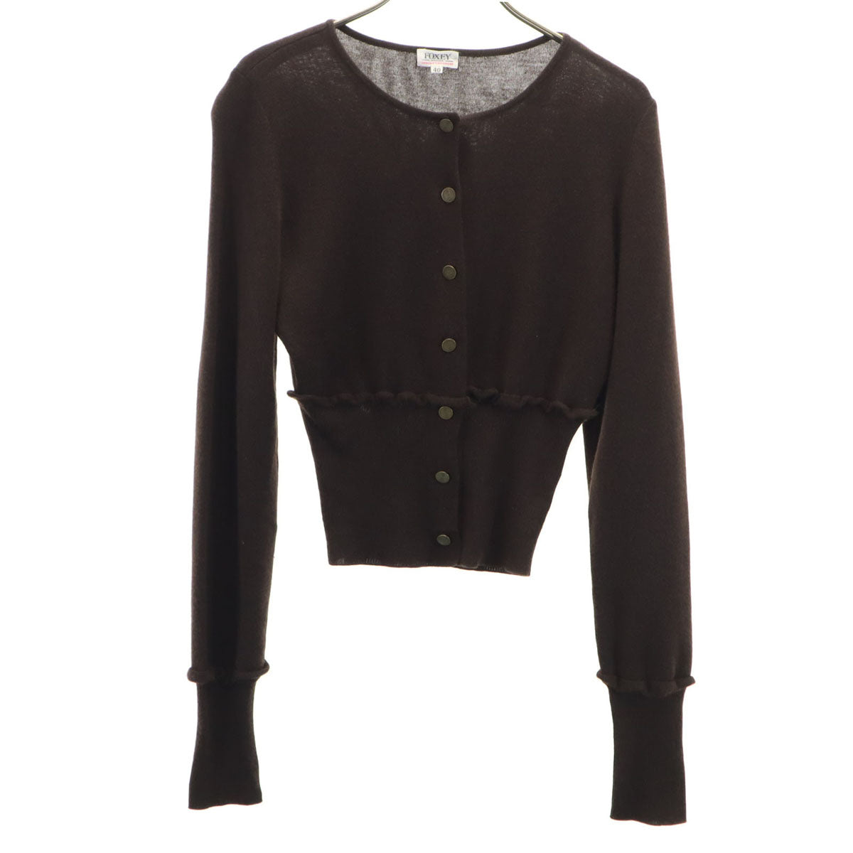 美品　フォクシー　ウール　カーディガン　ニット　40 2025年最新】Yahoo!オークション -「foxey 40 カーディガン