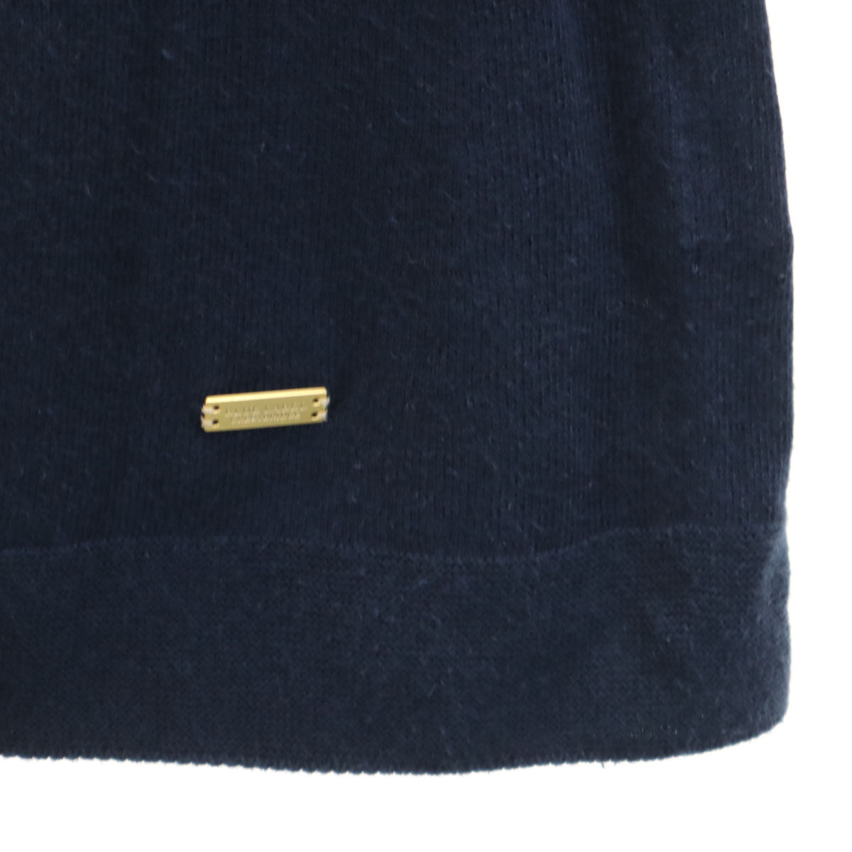 BLUE LABEL CRESTBRIDGE ブルーレーベルクレストブリッジ 日本製 長袖 セーター 38 ネイビー ニット 三陽商会 レディース