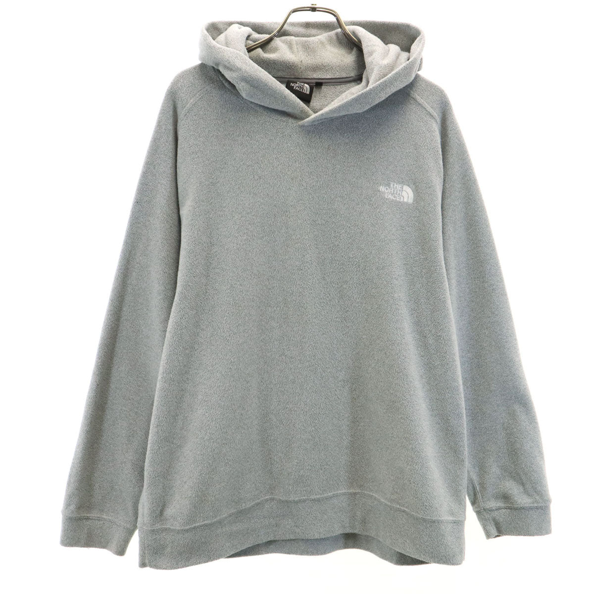 THE NORTH FACE ノースフェイス 長袖 マイクロフリース パーカー M グレー アウトドア NL72230 メンズ