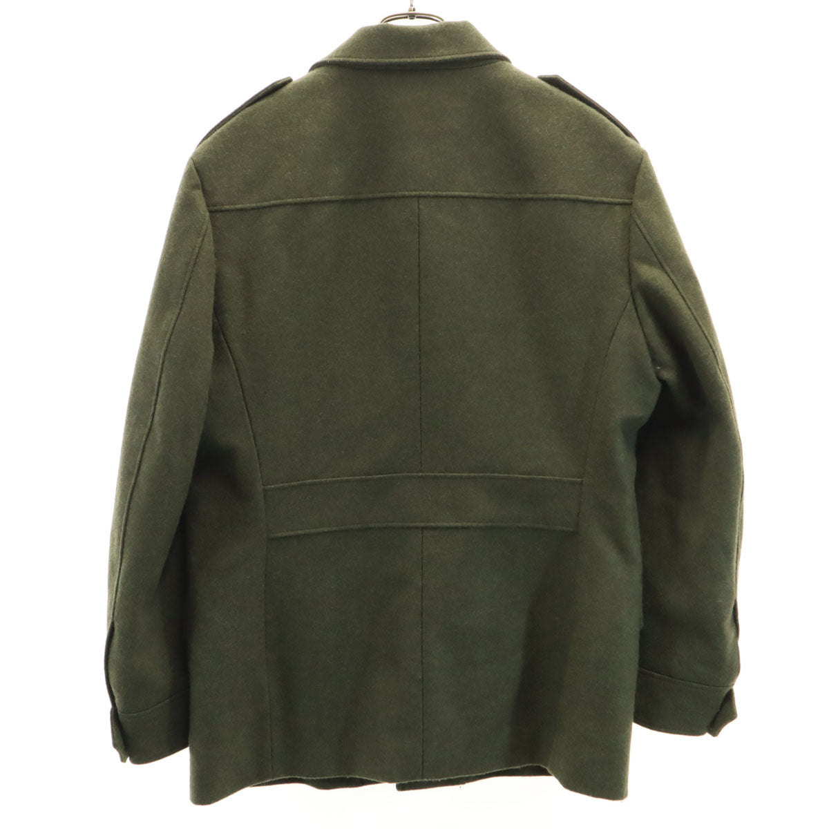 PRADA プラダ 19AW メルトン ミリタリージャケット 48 カーキ ACU1 メンズ