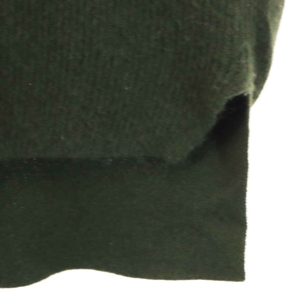 BATONER バトナー カシミヤブレンド 長袖 Vネック セーター 1 カーキ ニット レディース