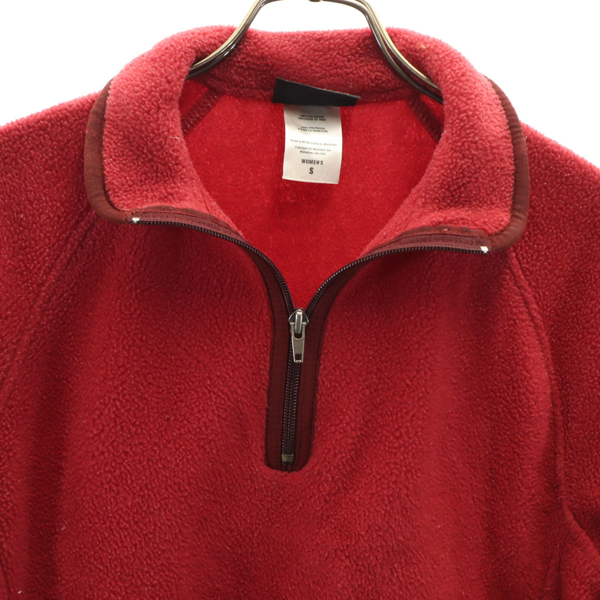 patagonia パタゴニア シンチラ ハーフジップ フリースジャケット S レッド 25740F5 アウトドア プルオーバー レディース