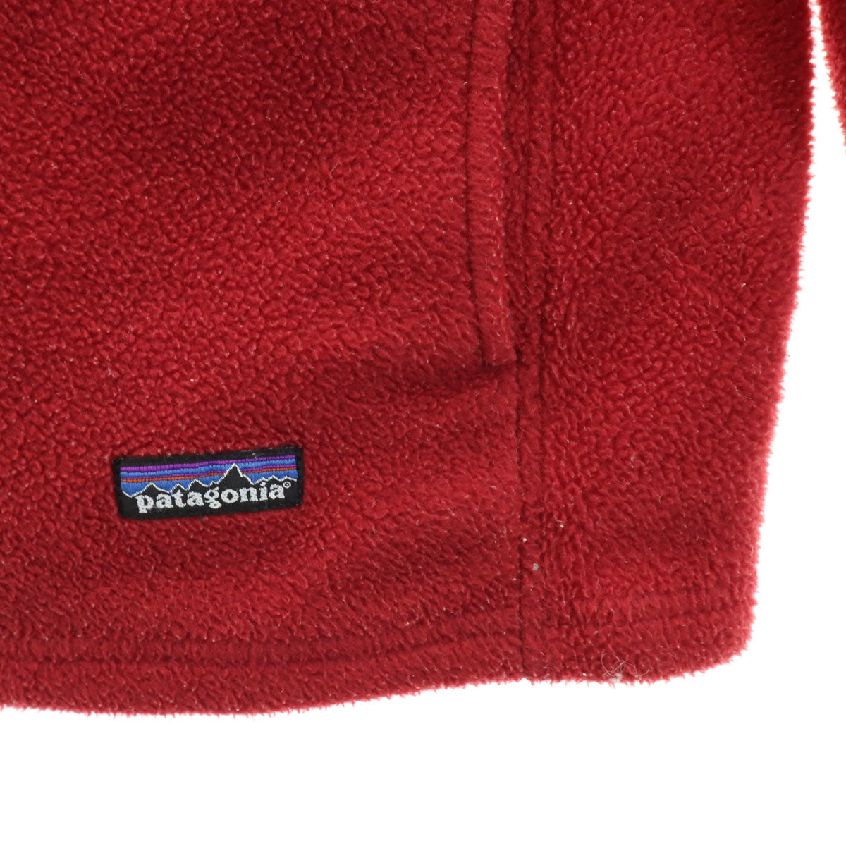 patagonia パタゴニア シンチラ ハーフジップ フリースジャケット S レッド 25740F5 アウトドア プルオーバー レディース