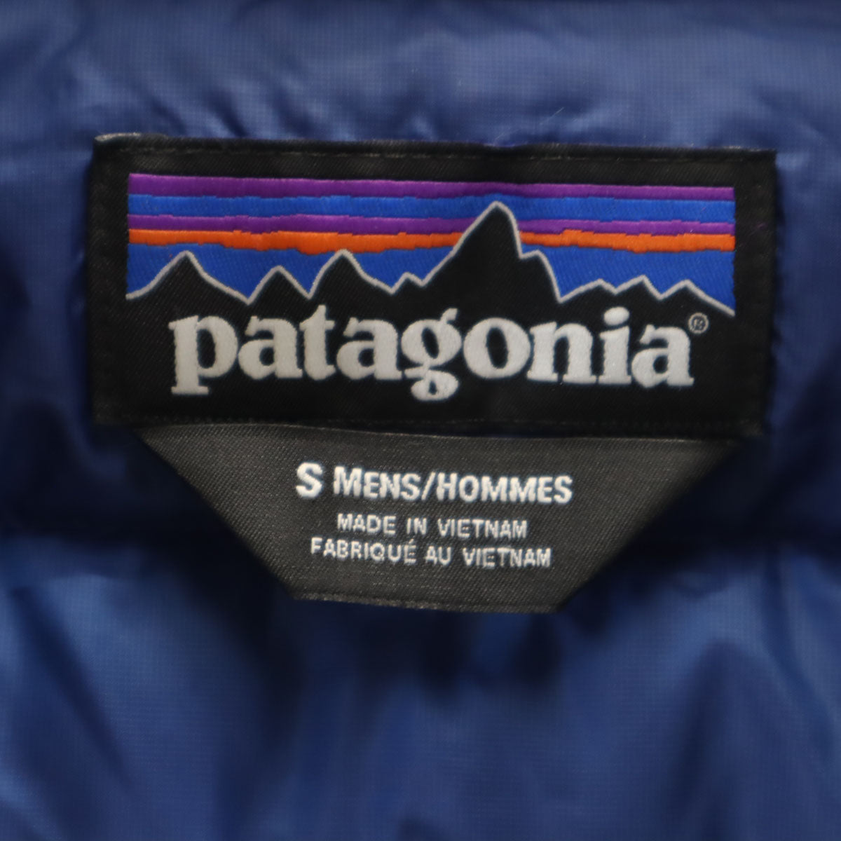 patagonia パタゴニア ダウンベスト S ブルー 84622SP15 アウトドア メンズ