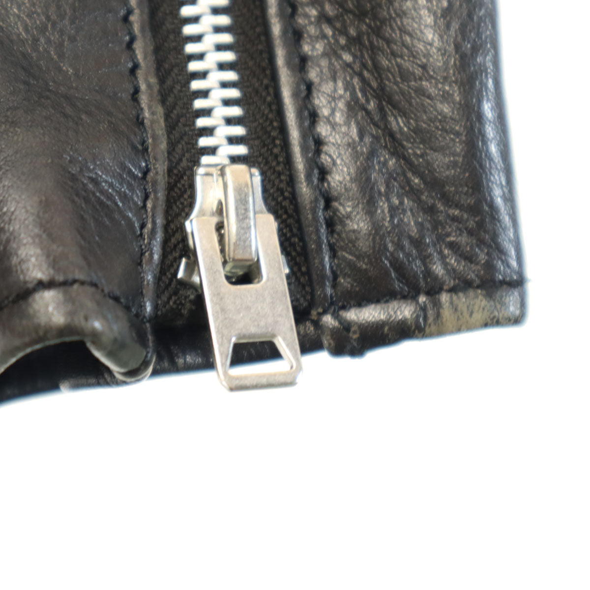 MAISON DE REEFUR メゾンドリーファー 牛革 レザー ダブルライダースジャケット 36 ブラック レディース