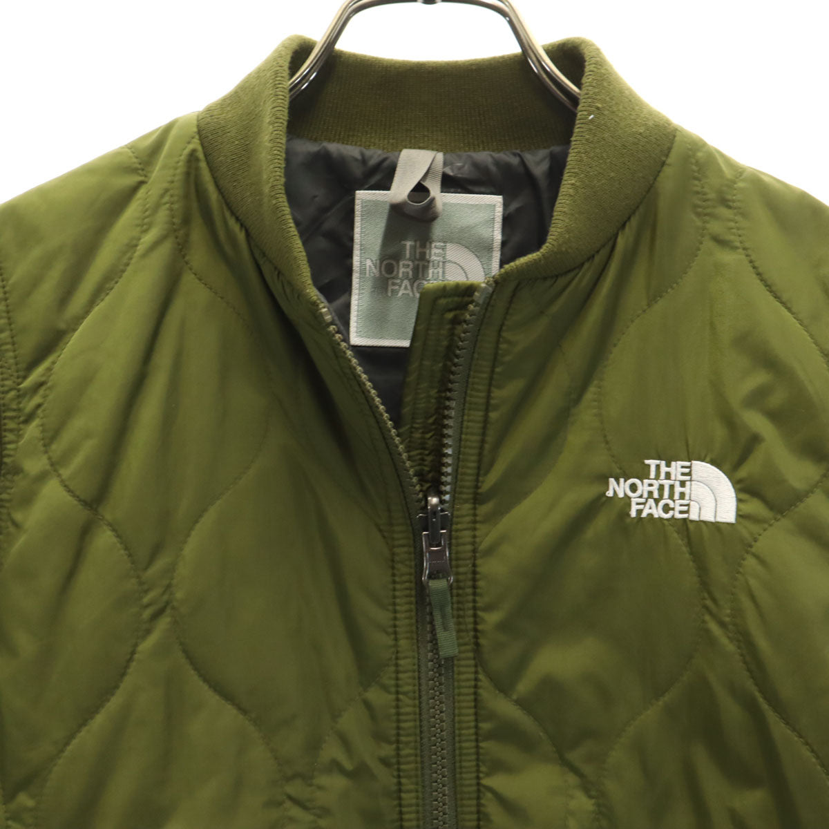 THE NORTH FACE ノースフェイス プリマロフト 中綿ジャケット M カーキ ライナー アウトドア NPW21730 レディース