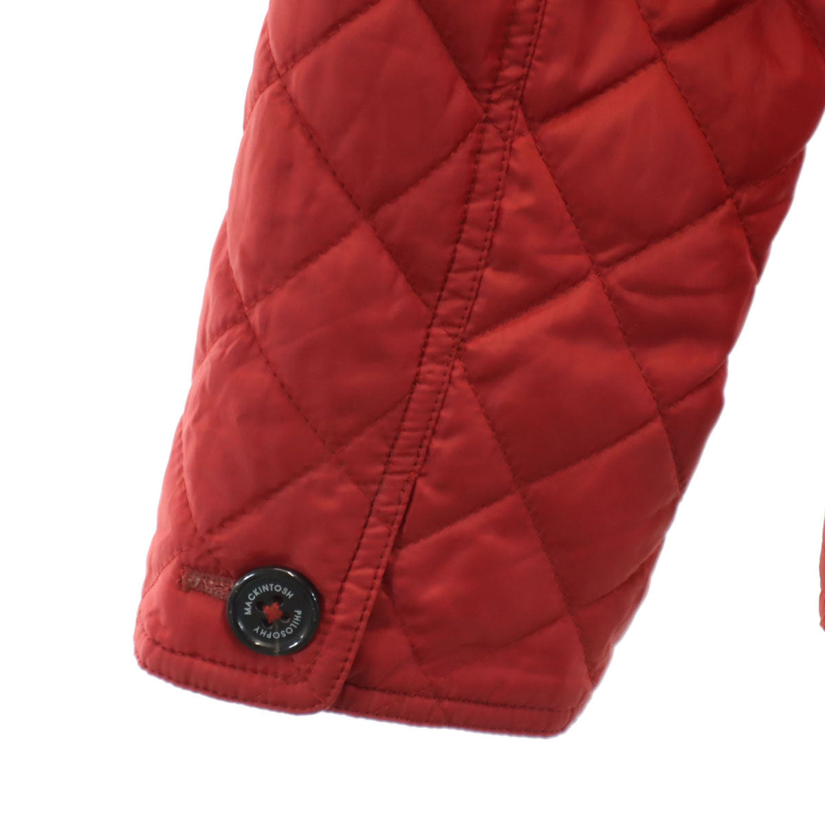 MACKINTOSH PHILOSOPHY マッキントッシュフィロソフィー キルティングジャケット 36 レッド系 中綿 三陽商会 レディース