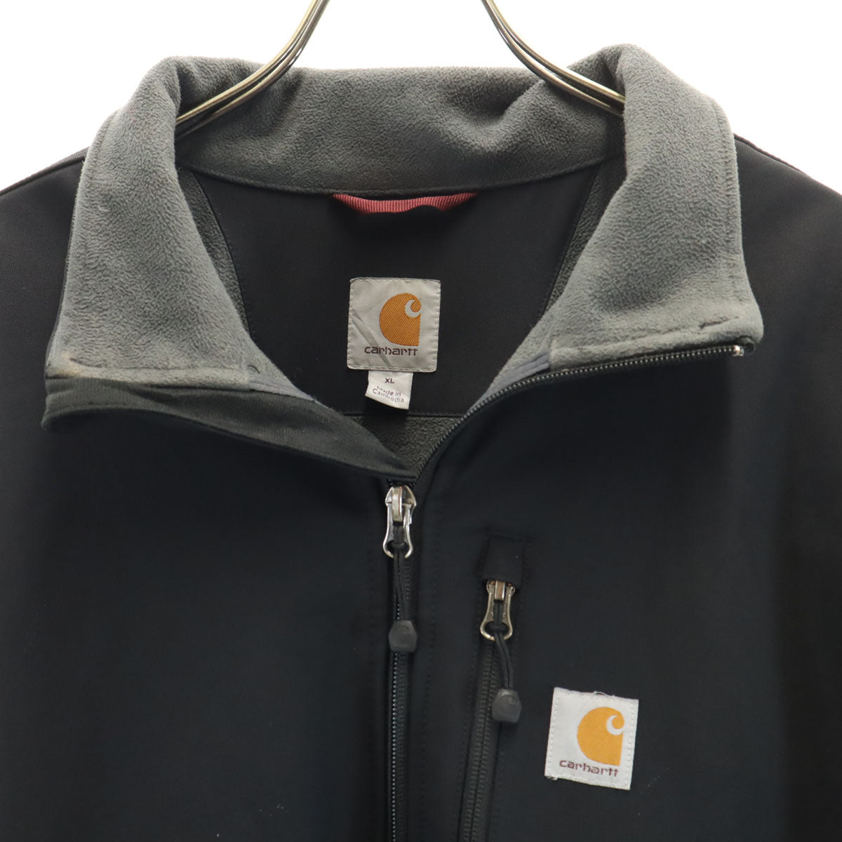 Carhartt カーハート クローリー ジャケット XL ブラック 裏フリース メンズ