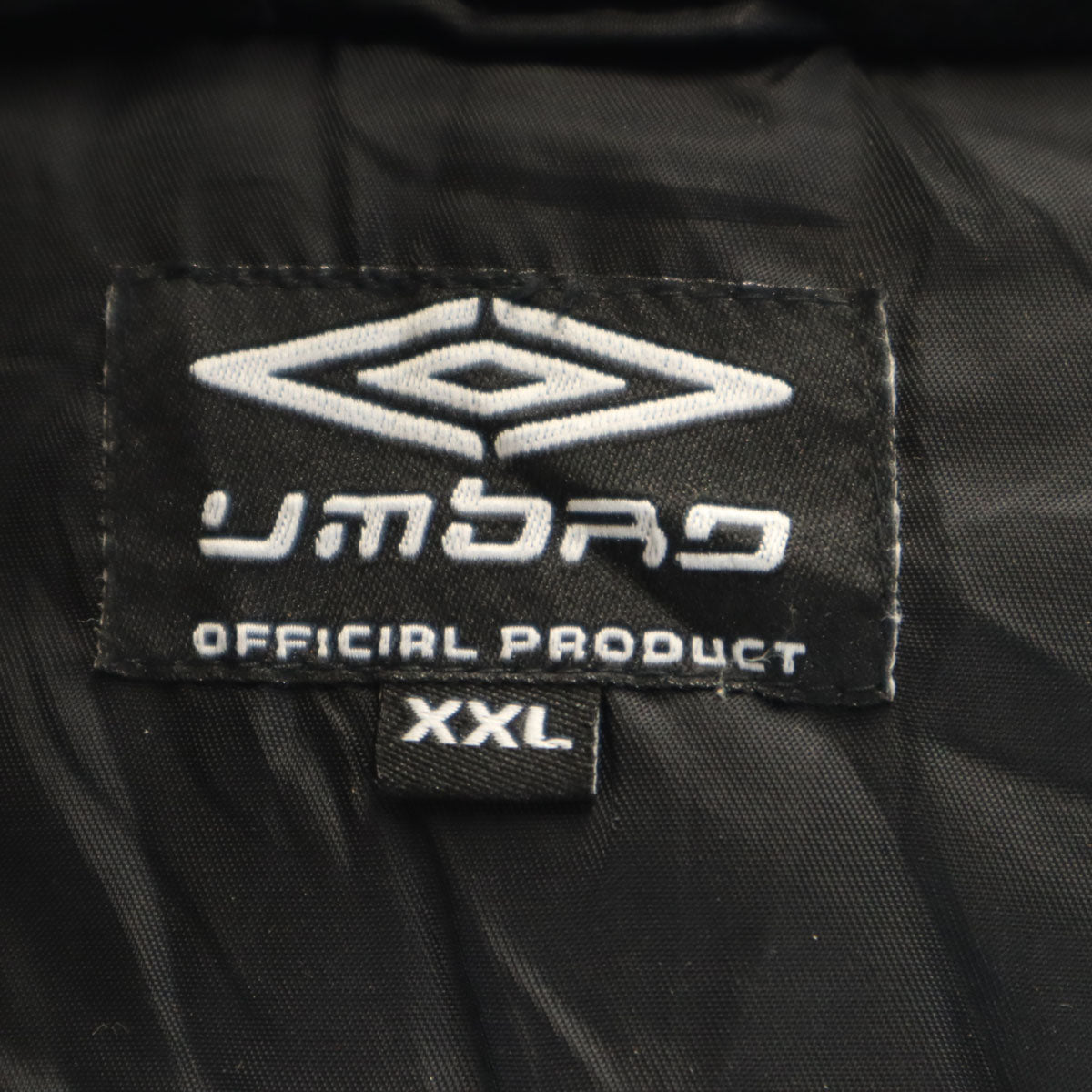 umbro アンブロ オールド トレーニング 中綿ジャケット XXL ブラック ビッグサイズ メンズ