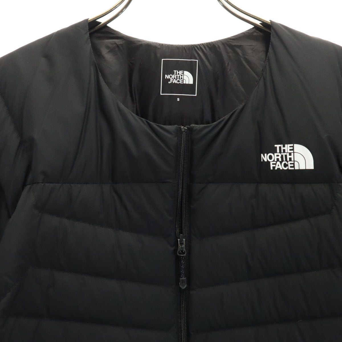 THE NORTH FACE ノースフェイス サンダーラウンドネック ダウンジャケット S ブラック アウトドア NY32013 メンズ