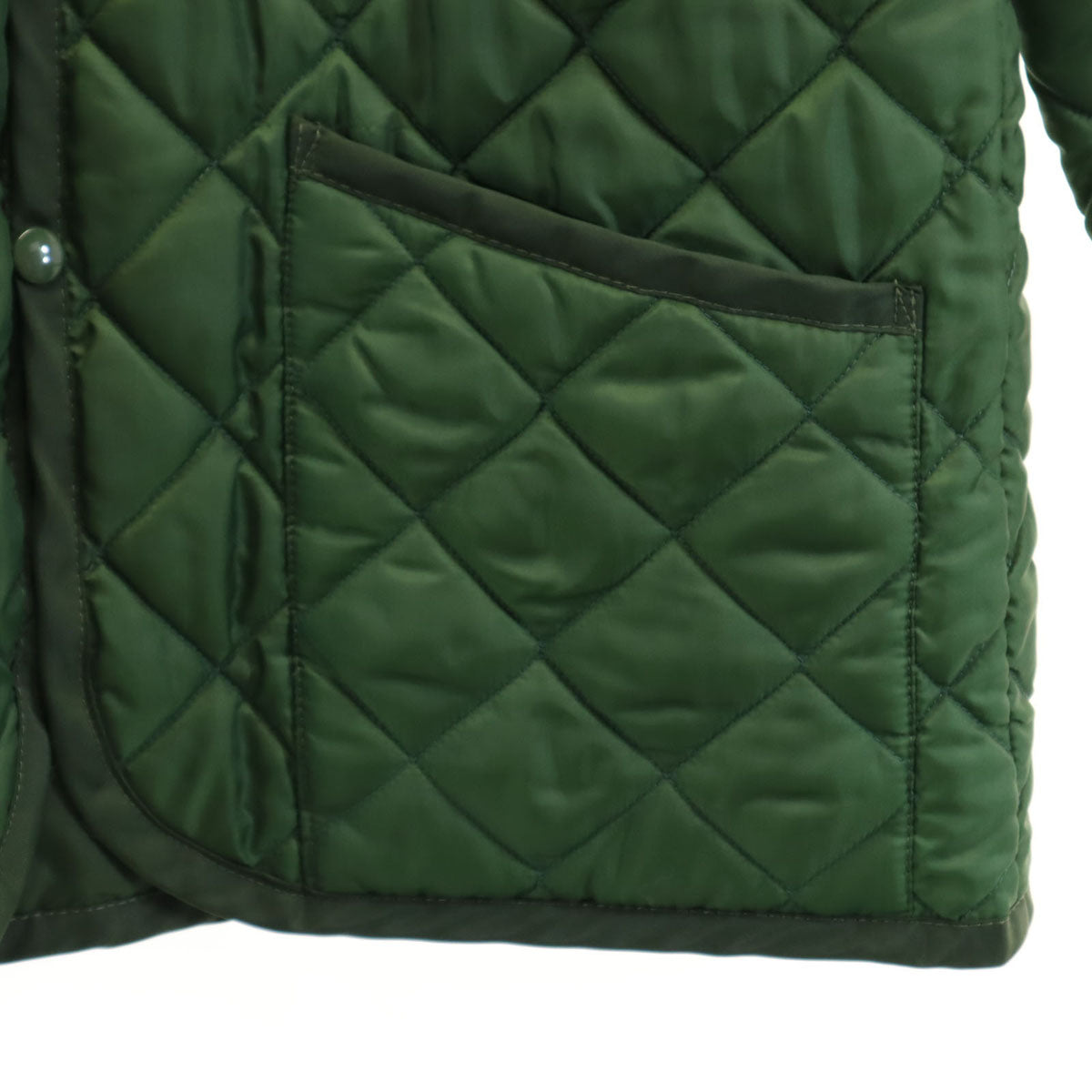 Paul Smith JEANS ポールスミスジーンズ 英国製 キルティングジャケット M グリーン系 リバーシブル メンズ