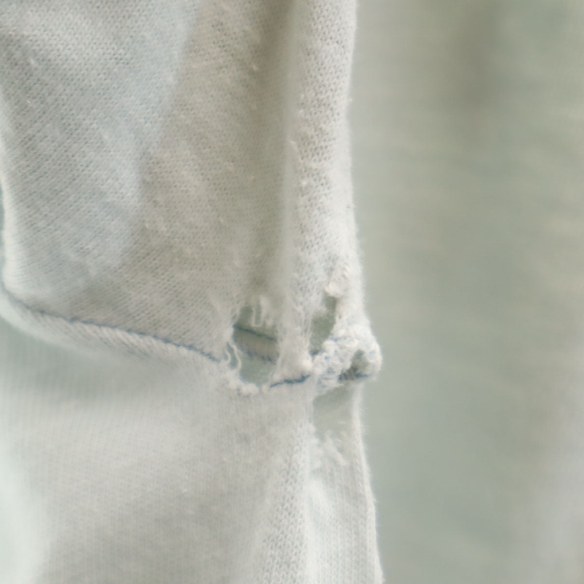 SIGNAL シグナル 90s USA製 オールド 浮世絵 バックプリント 長袖 シングルステッチ Tシャツ M 水色 ロンT 鳥 メンズ