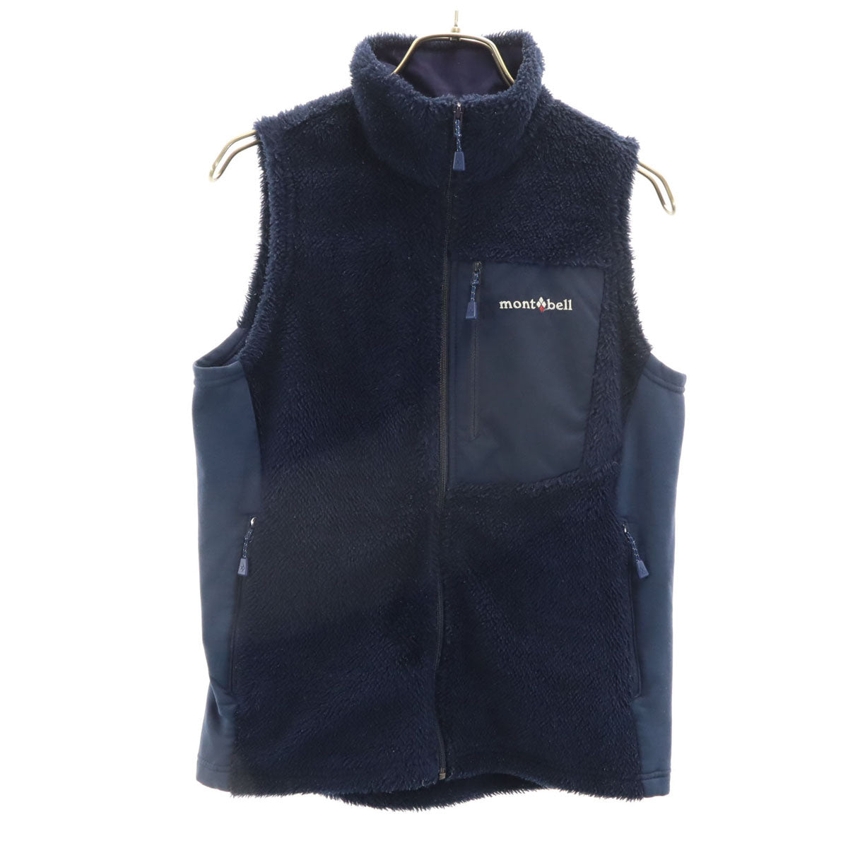 mont-bell モンベル クリマエア ベスト S ネイビー フリース アウトドア レディース