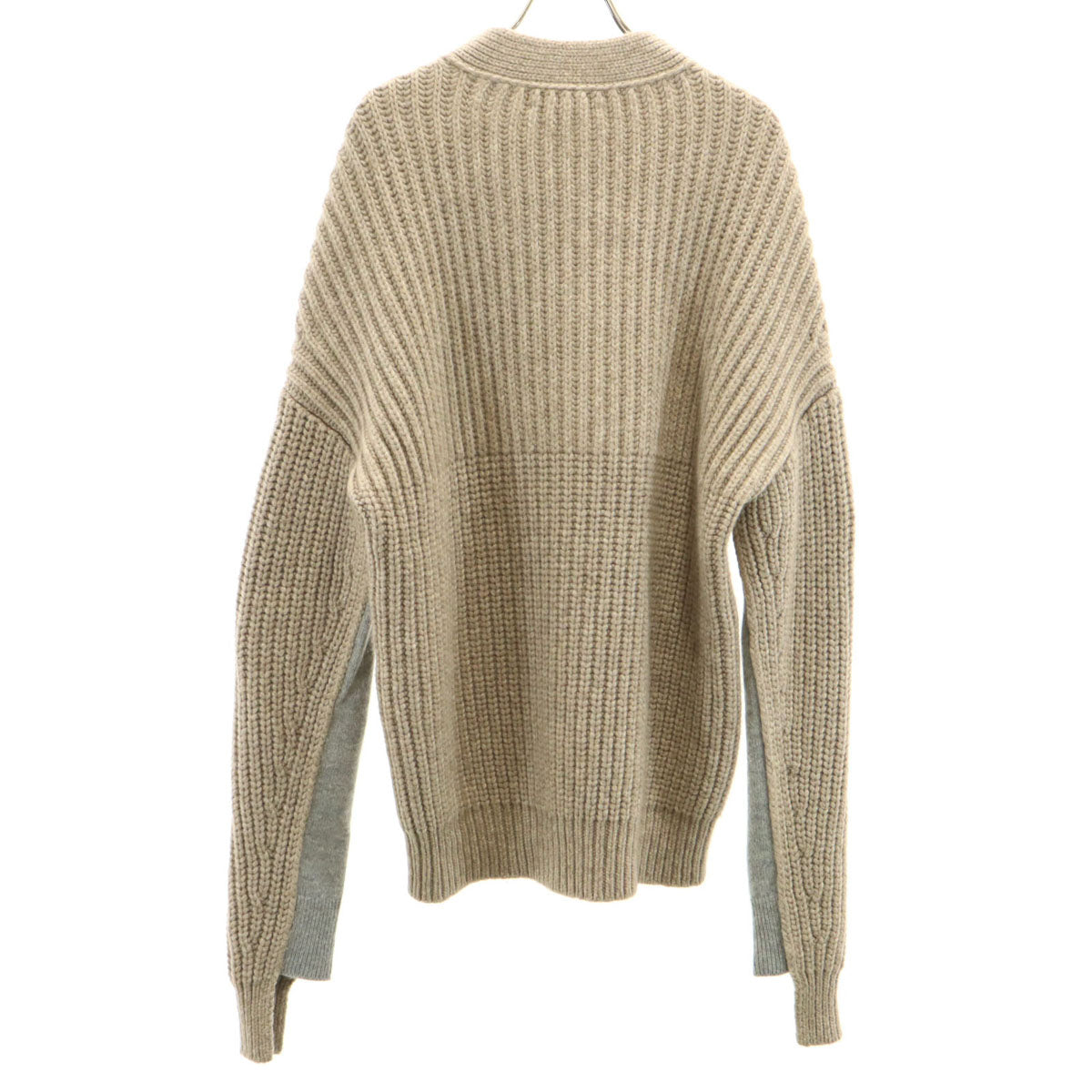 BURBERRY バーバリー イタリア製 カシミア100% 長袖 セーター S ベージュ系 ニット メンズ