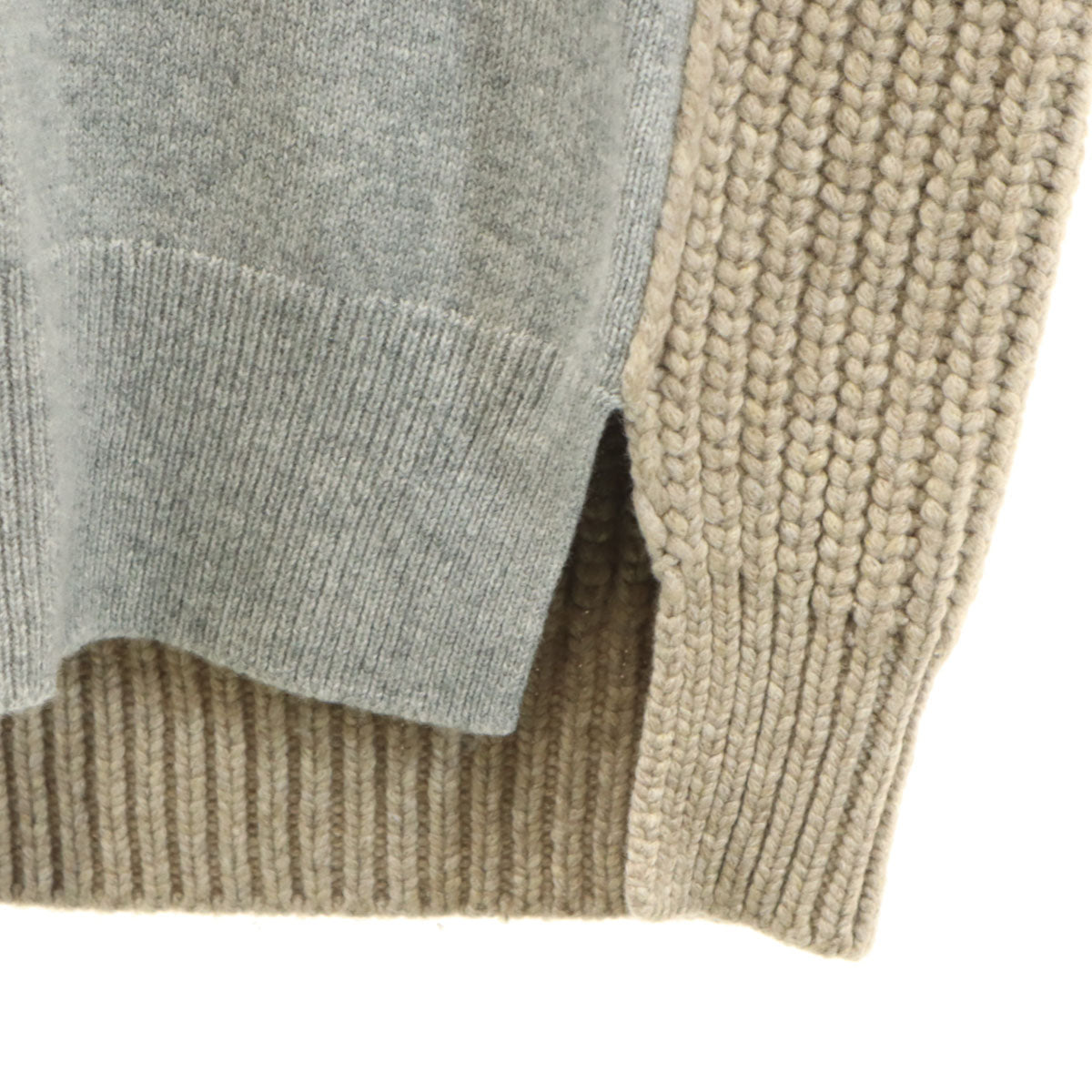 BURBERRY バーバリー イタリア製 カシミア100% 長袖 セーター S ベージュ系 ニット メンズ