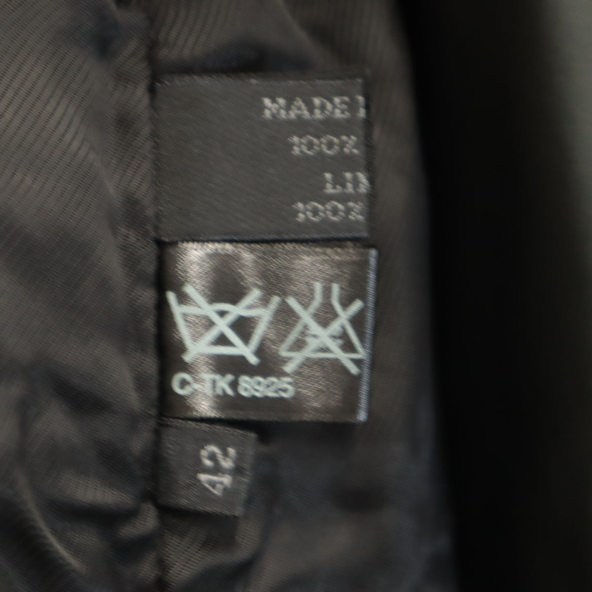 PRADA プラダ イタリア製 ジャケット 42 チャコール メンズ