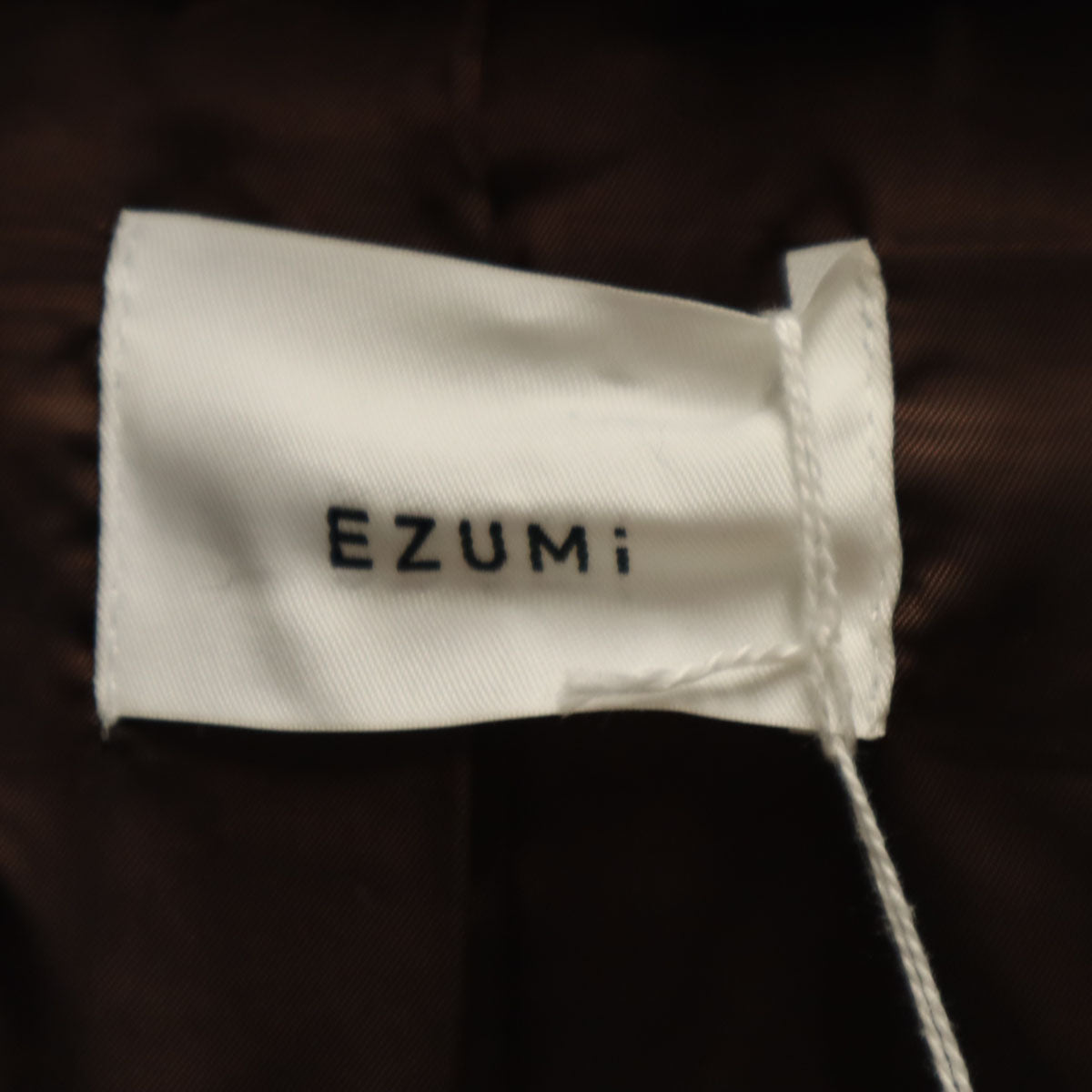 未使用 EZUMi エズミ ニットスリーブ ボアコート M ブラウン レディース