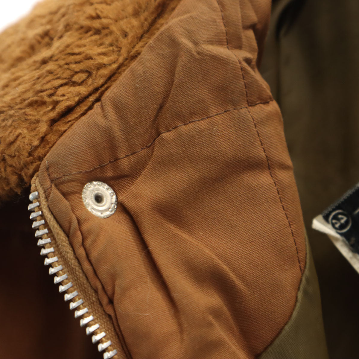 Ranitam 70s USA製 ヴィンテージ キルティングジャケット 44 オレンジブラウン メンズ